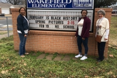 NHBW Members at Wakefield Elem-Teacher Appreciation Feb 2018