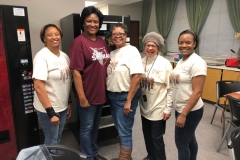 NHBW Members with Wakefield Principal Feb 2018 Teacher Appreciation