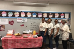 NHBW Members at Wakefield Elem-Teacher Appreciation Feb 2018